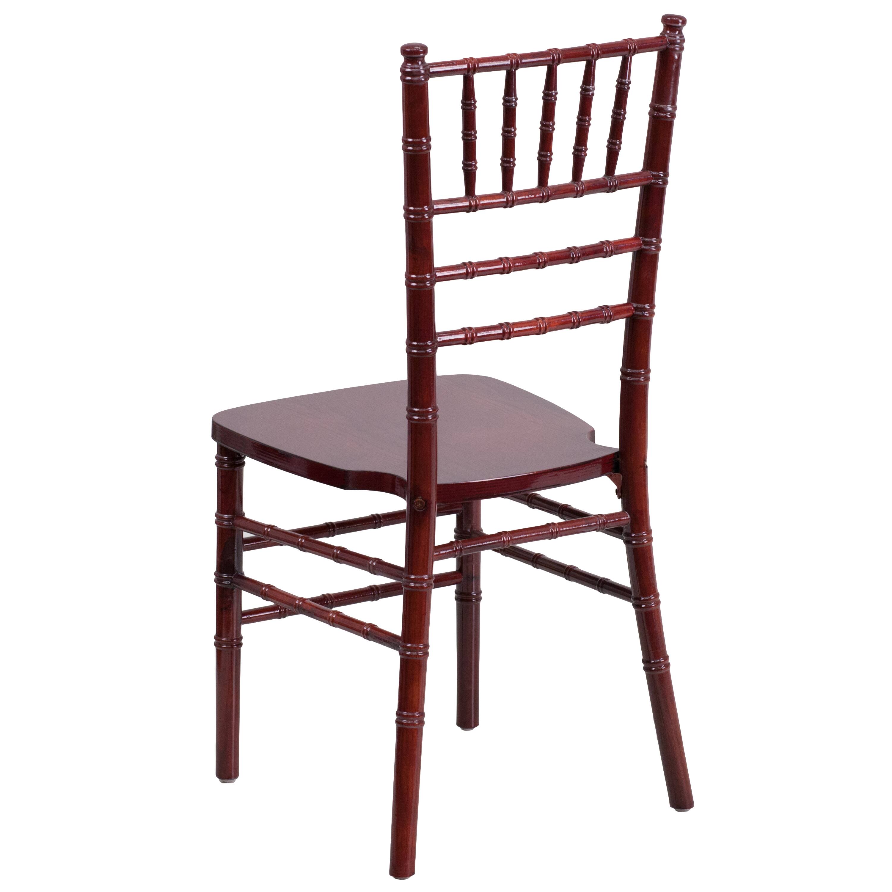 Alt View 5. Emma + Oliver - Wedding & Event Wood Chiavari Dining Chair - Mahogany.