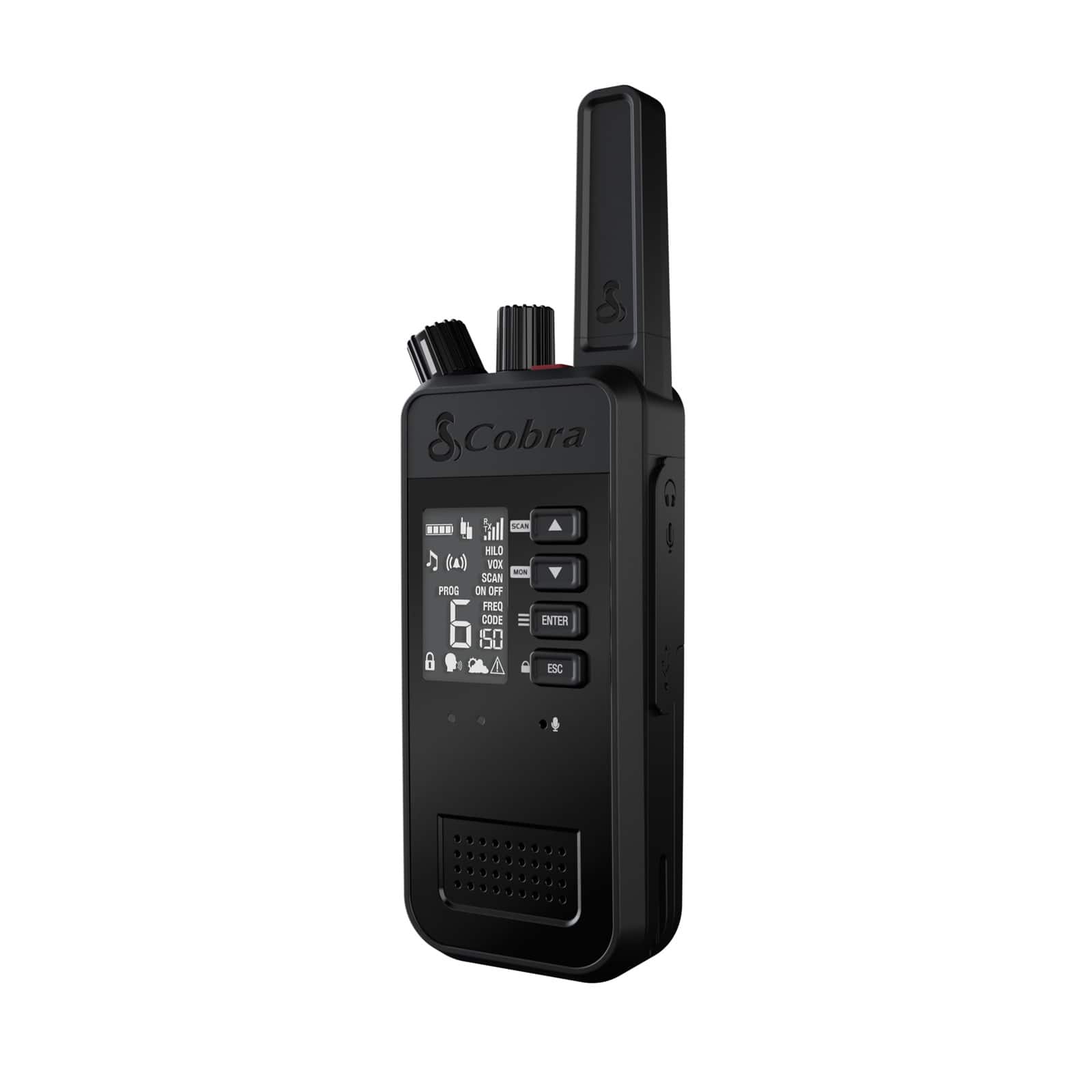 Cobra - Performa 450 Pro Business Two-Way Radio - Black - Front_Zoom