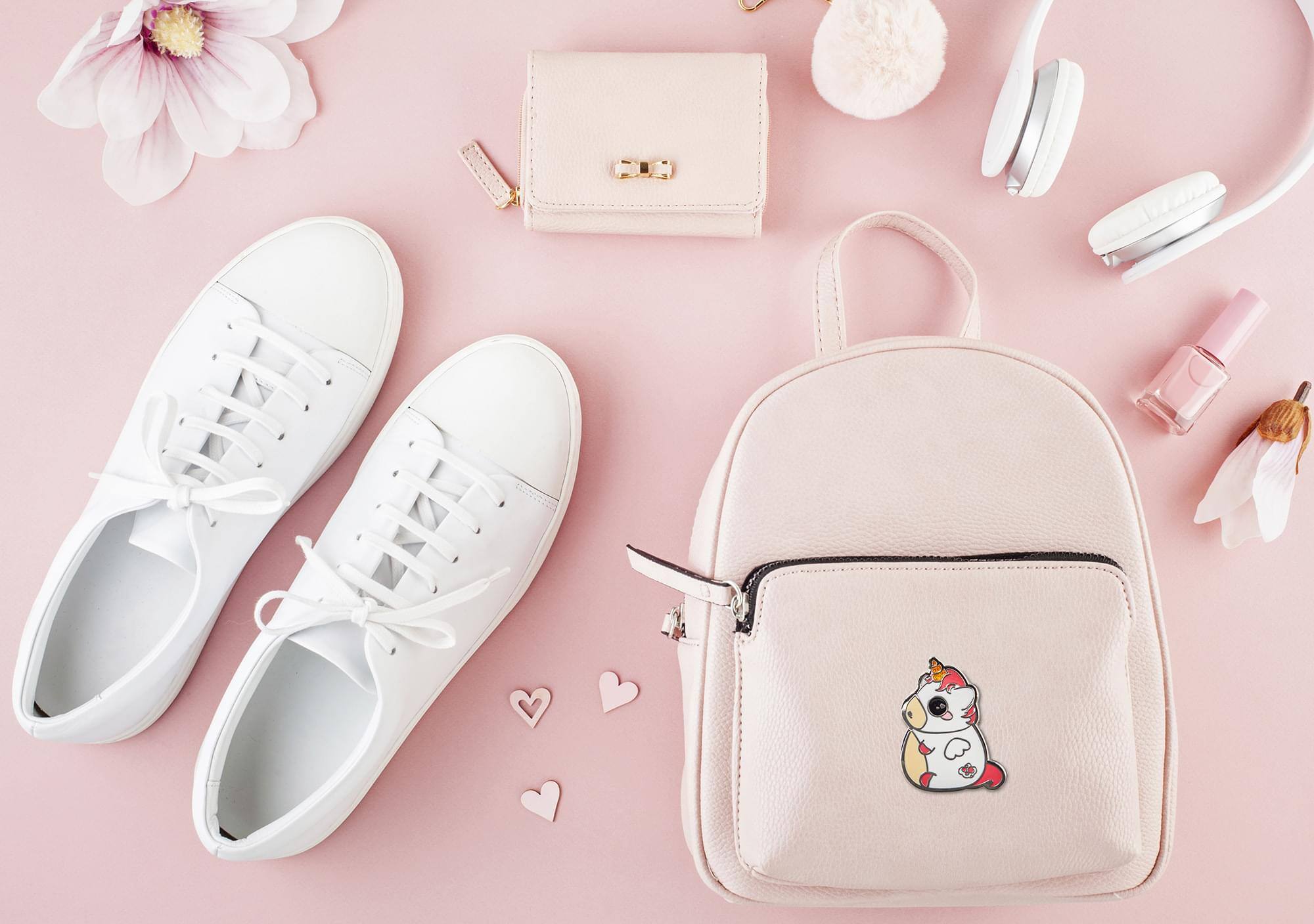 Alt View 4. Seven20 - Glitter Galaxy Pink Unicorn Soft Enamel Collector's Pin - Multi-Colored.