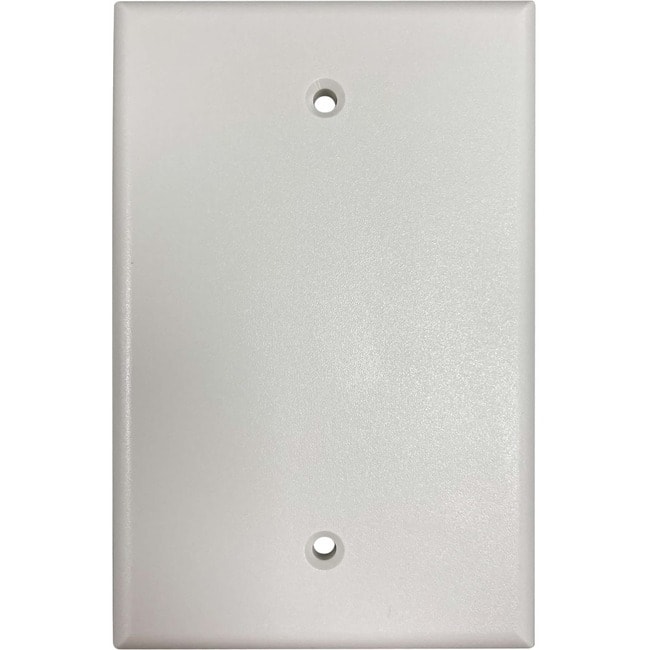 Eaton Tripp Lite Series Safe-IT Blank Wall Plate, Antibacterial, Matte, TAA - High Impact Plastic - Ivory