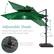 Adjustable Shade
Rotates 360 degrees with a free motion track to adjust the canopy's angle
Step on the pedal to rotate the umbrella