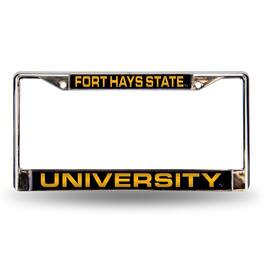 Rico Industries - Fort Hays State Tigers Chrome Metal Laser Cut License Plate Frame - Multi