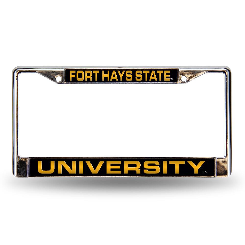 Fort Hays State Tigers Chrome Metal Laser Cut License Plate Frame