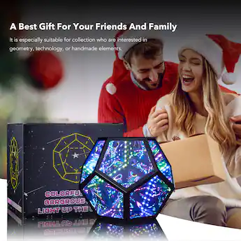 Lamp Depot RGB Color changing Infinity Table Lamp