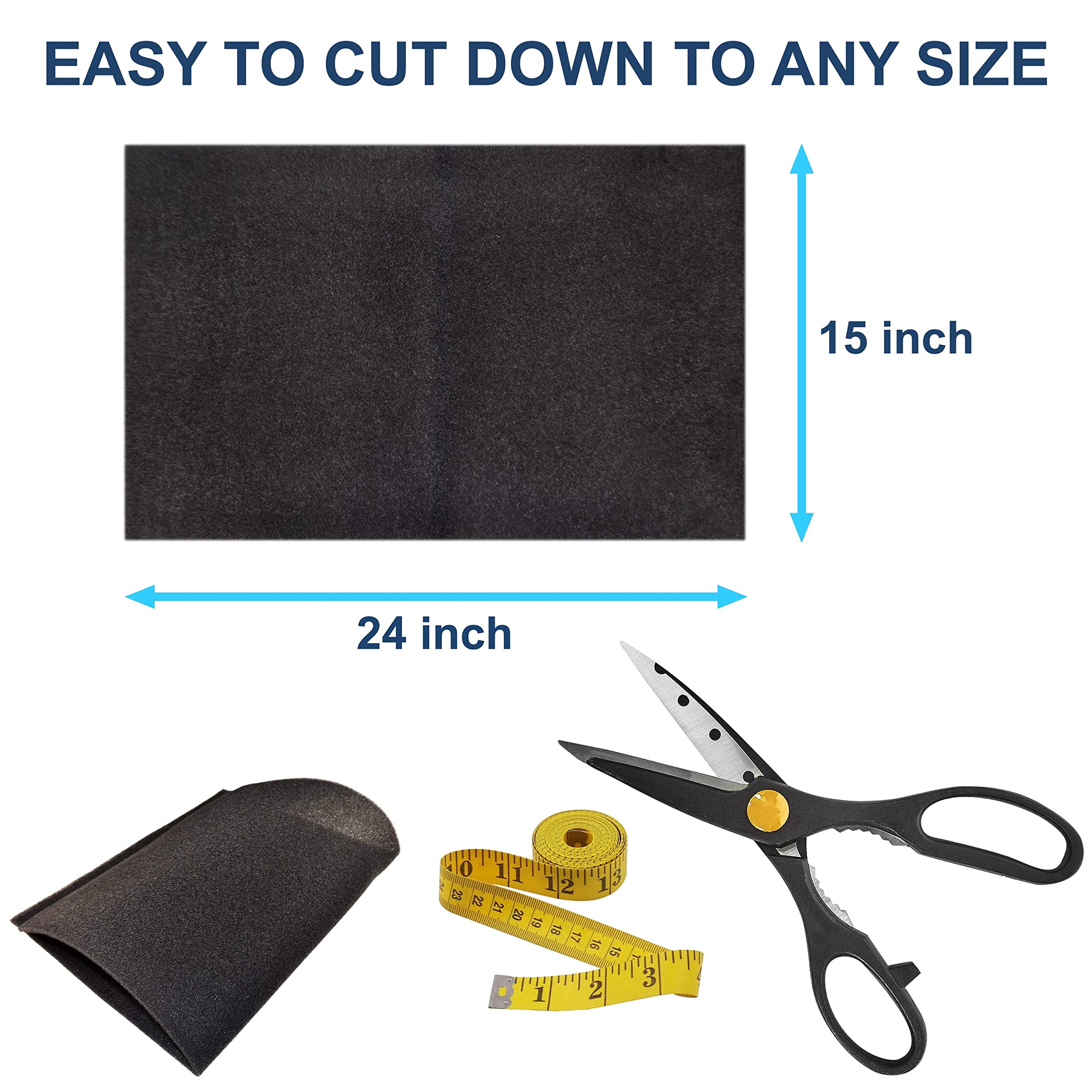 EASY TO CUT DOWN TO ANY SIZE

15 inch

24 inch