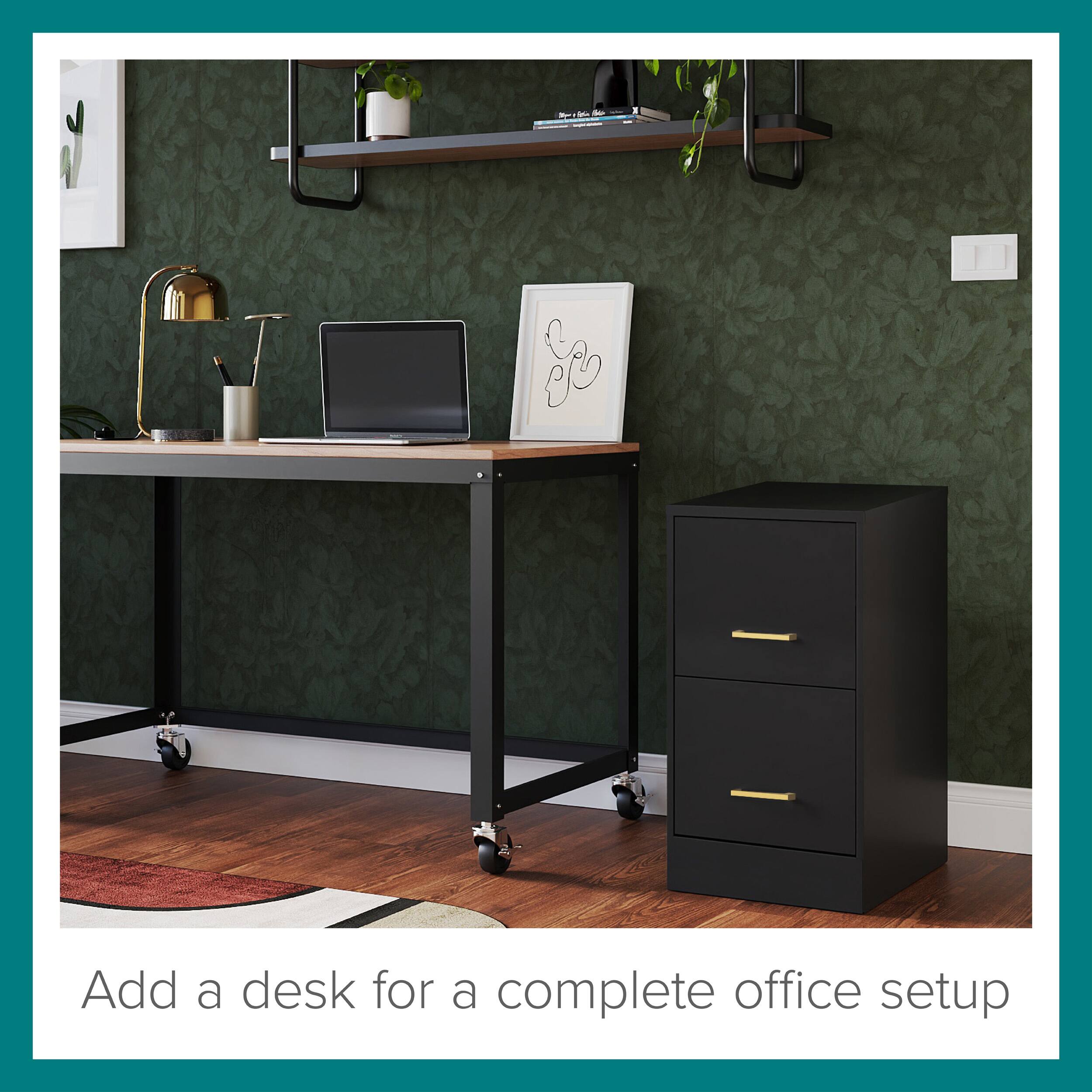 Add a desk for a complete office setup