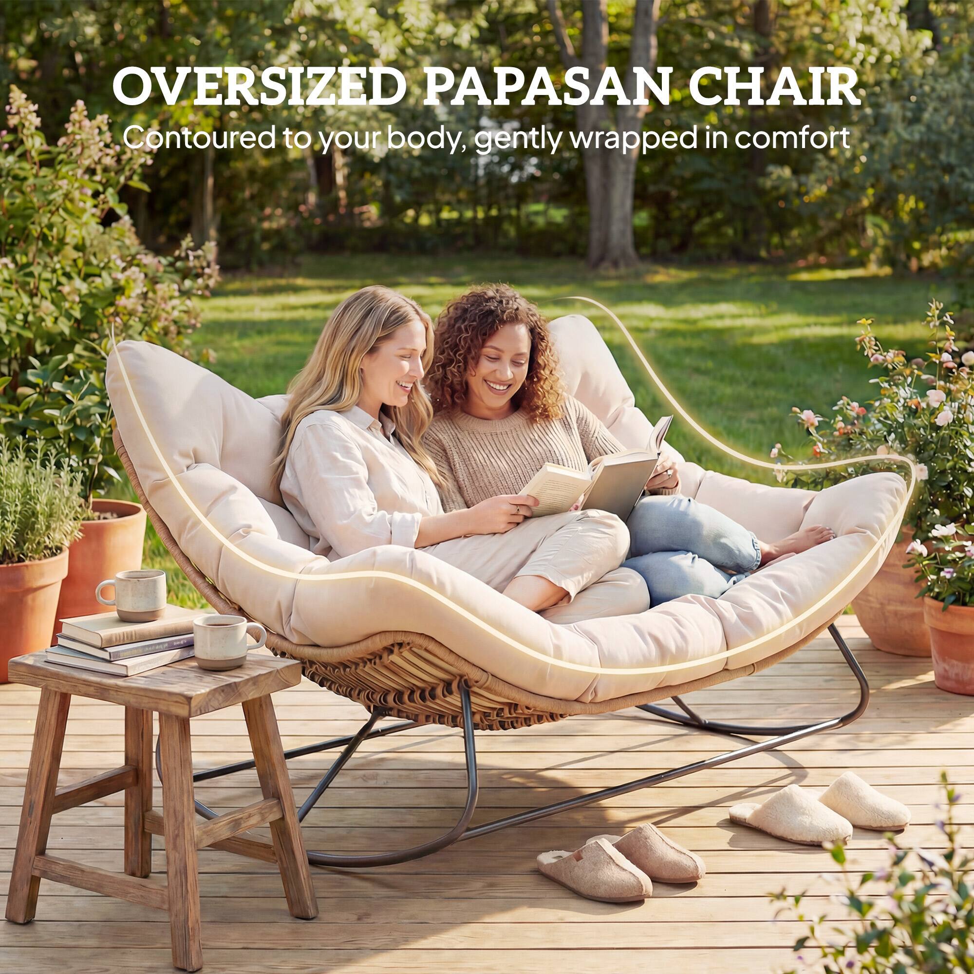 OVERSIZED PAPASAN CHAIR  
Contoured to your body, gently wrapped in comfort