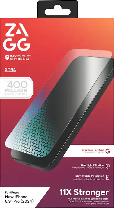 ZAGG Glass XTR4 Advanced Edge to Edge Screen Protector for Apple