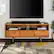 Alt View 11. Walker Edison - 58" Mid-Century Modern 3-Drawer Wood TV Stand for TVs up to 65" - Caramel.