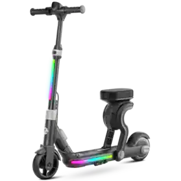 Ecoroad - EK8 Foldable Kid Electric Scooter(200W Motor , 9 Miles Range , 10 MPH , Bluetooth Music) - Black