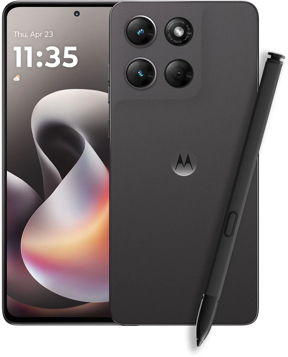 Motorola - moto g stylus 2026 128GB (Unlocked) - PANTONE Coal Smoke