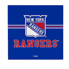 Evergreen Enterprises - New York Rangers 12" x 12" Wood Wall Sign - Multicolor