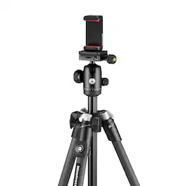 Manfrotto - Element MII Mobile Bluetooth Carbon Fiber Traverler Tripod - Black