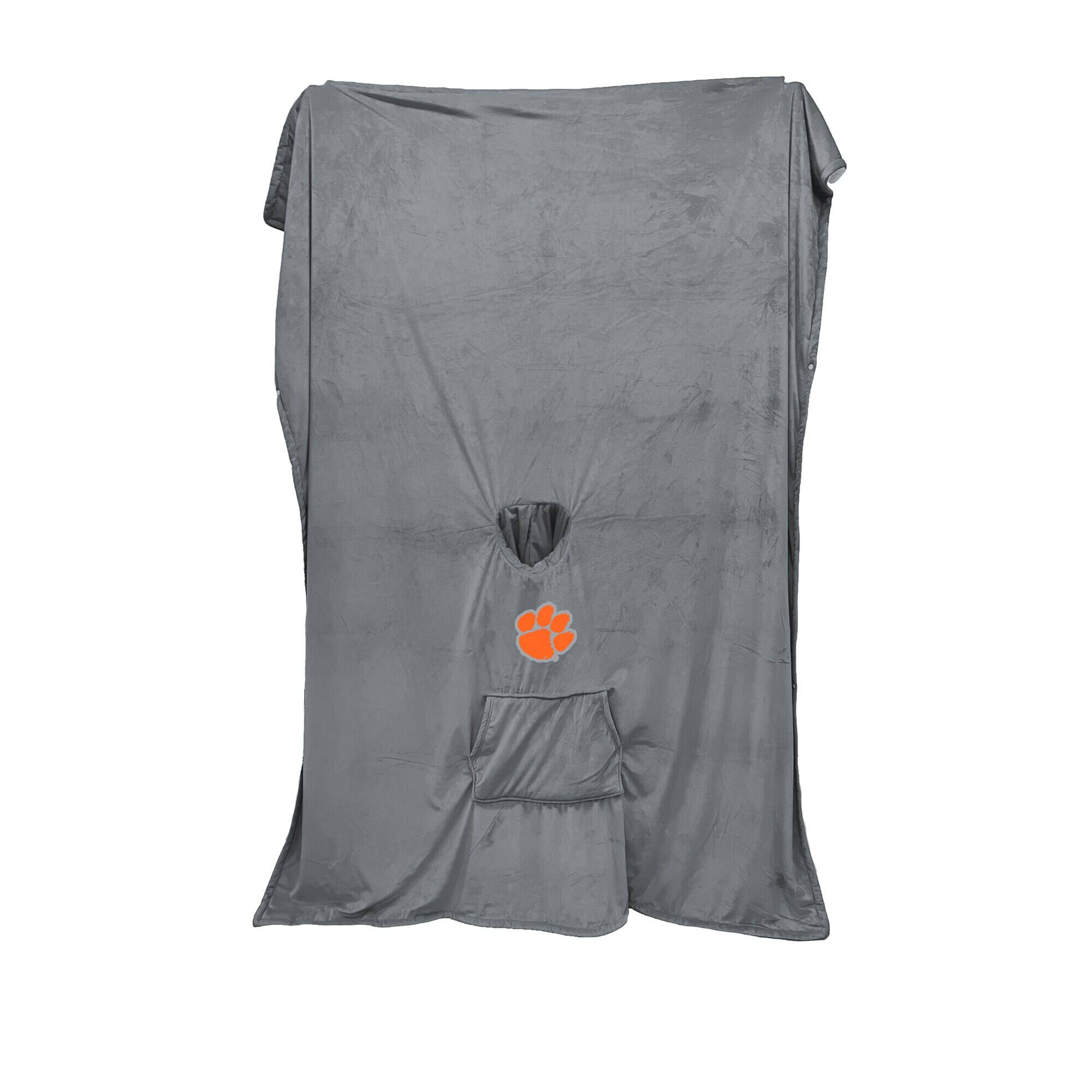 Alt View 2. Pegasus - Clemson Tigers 60- x 80- Team Color Hoodie Bloncho - Multicolor.