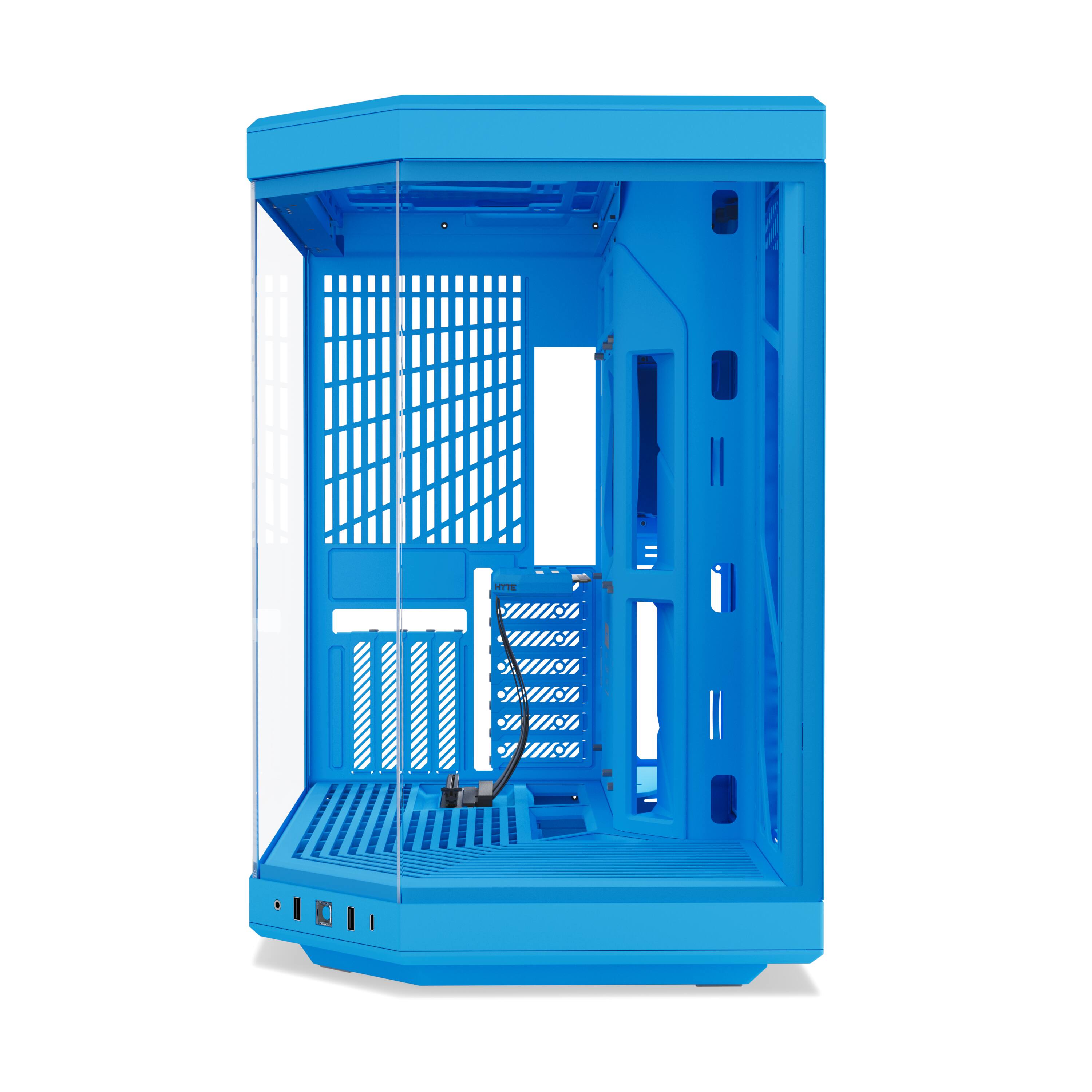 Alt View 11. HYTE - Y70 Mid-Tower ATX Gaming PC Desktop Case with Riser Cable - Blueberry Milk.