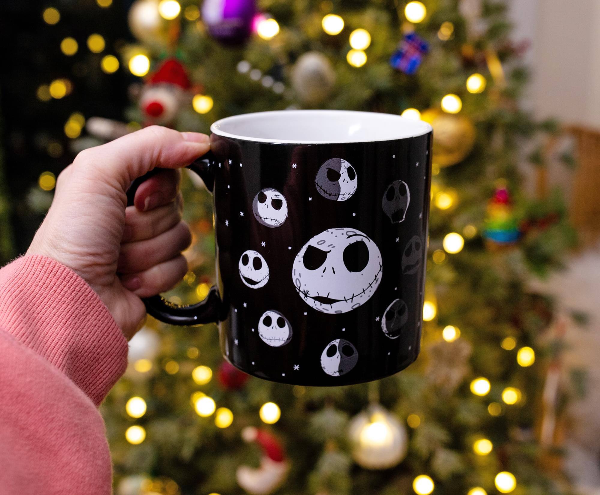 Alt View 4. Disney - Disney The Nightmare Before Christmas Jack Moon Phases Ceramic Mug | 20 Ounces - Black.