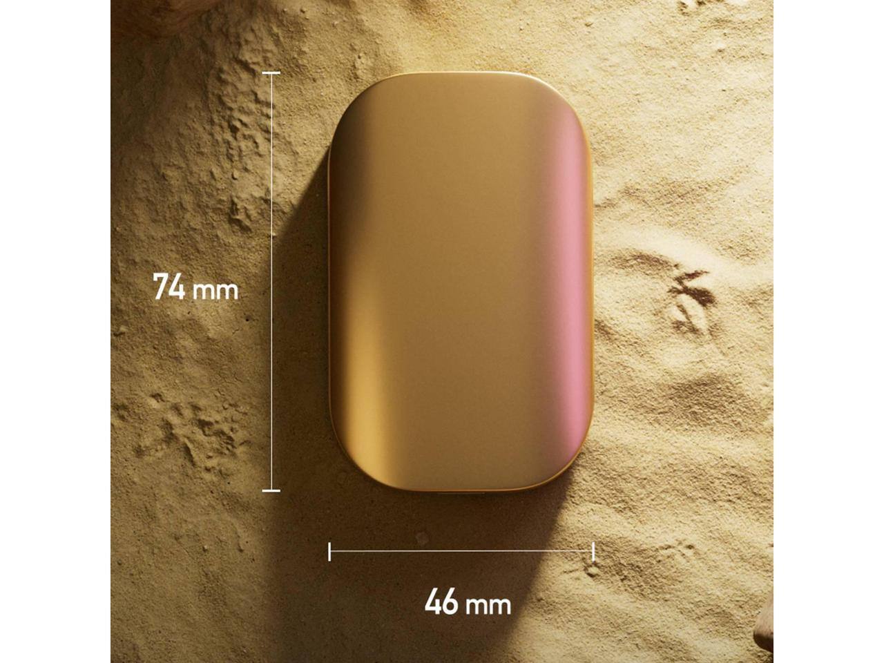 Alt View 4. SK hynix - SK hynix Beetle X31 1TB SSD, 1050MB/s, USB 3.2 Gen2, DRAM, PC/Mac/PS5 - Champaign Gold.