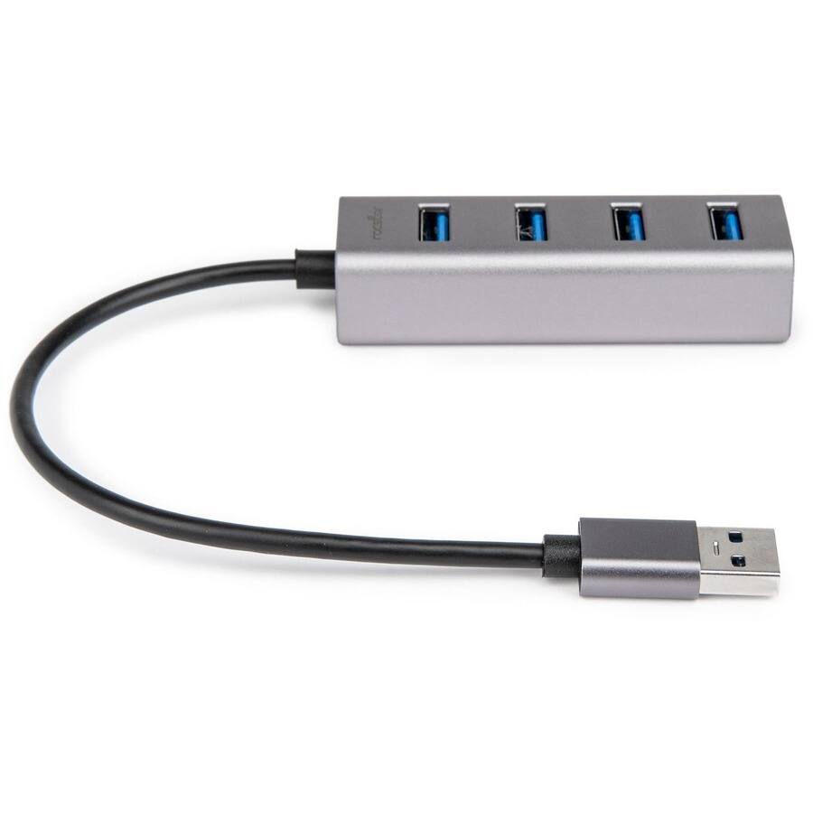 Alt View 1. Rocstor - Rocstor Portable 4 Port Hub USB-A to 4x USB-A SuperSpeed USB 3.0 - Rocstor Premium Portable 4 Port SuperSpeed USB 3.0.