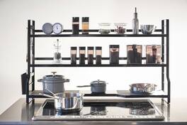 Yamazaki Home - Countertop Shelves - Steel - Black