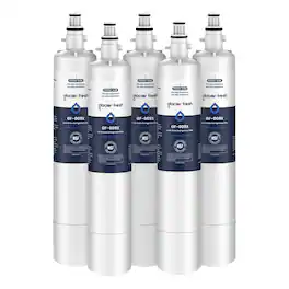 GLACIER FRESH - RPWFE Water Filter(with chip), Replacement for RPWFE, RPWF GE french-door Refrigerators, 5 Pack