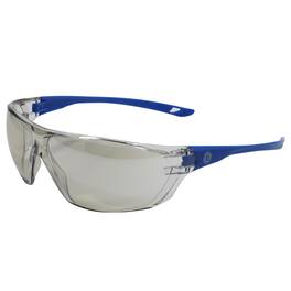 General Electric - 03 Series Anti-Fog Impact-Resistant Safety Glasses Indoor/Outdoor Mirror Lens - Blue