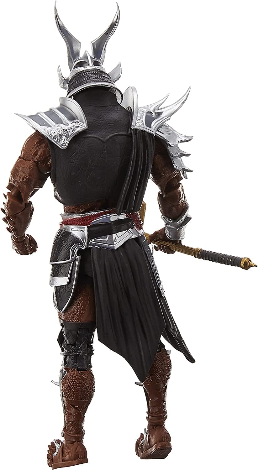 Alt View 10. McFarlane Toys - Mortal Kombat 7 Inch Action Figure | Shao Kahn (Platinum Skin) - Brown.