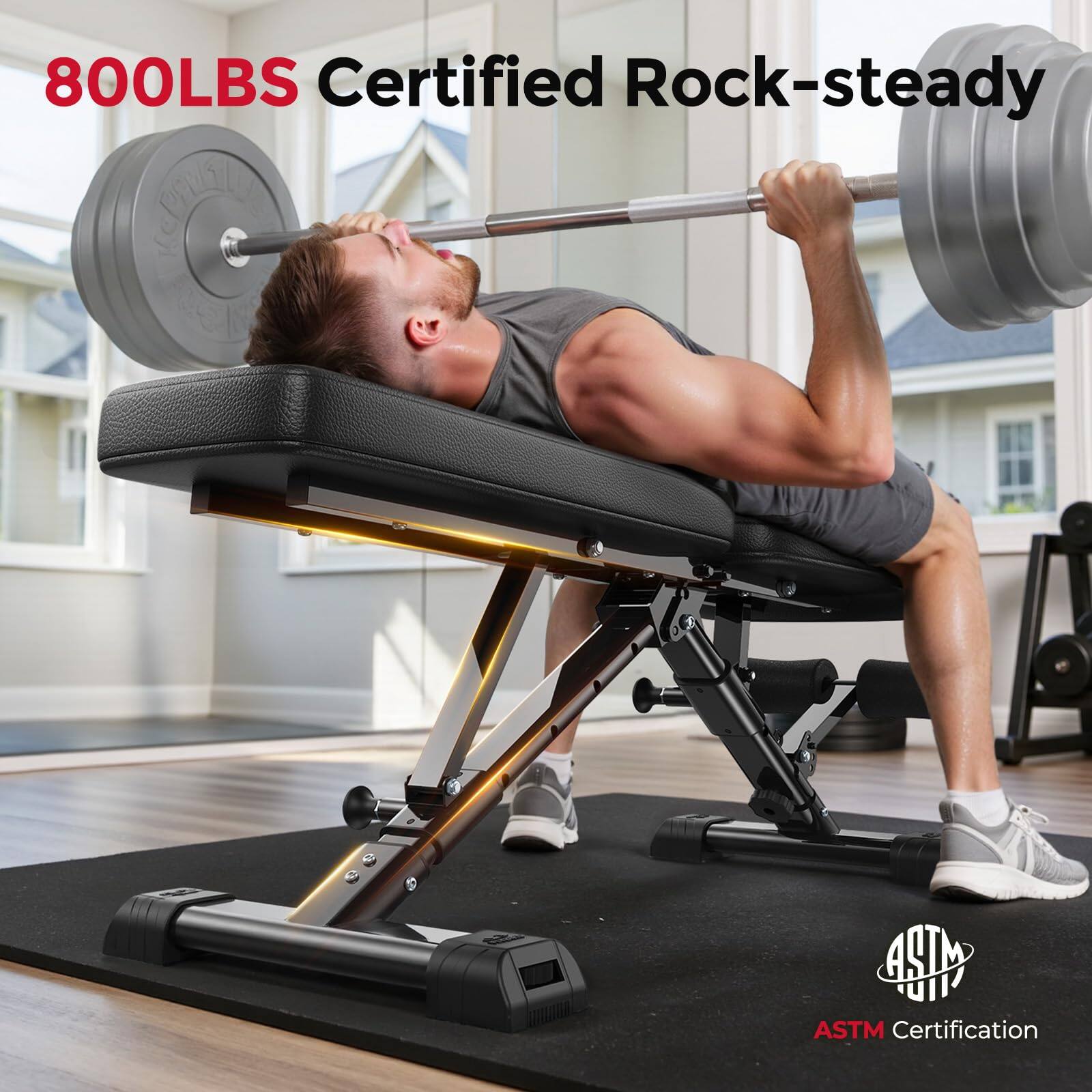 800LBS Certified Rock-steady  
ASTM Certification