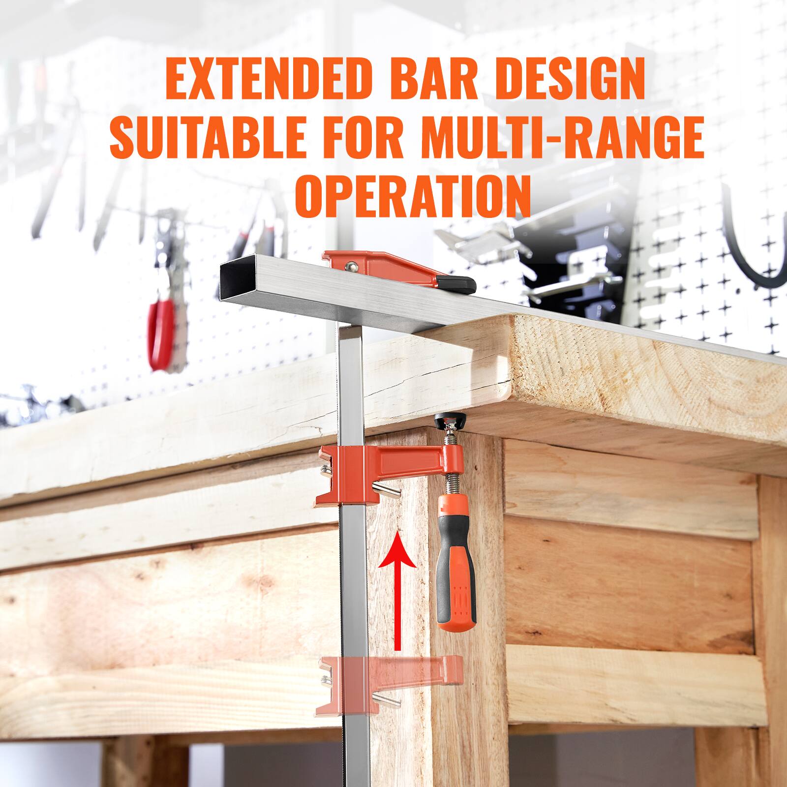 EXTENDED BAR DESIGN  
SUITABLE FOR MULTI-RANGE OPERATION