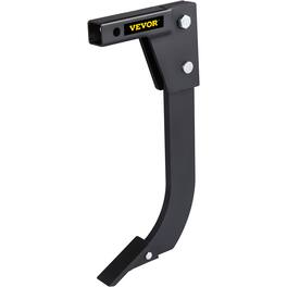 VEVOR - Hitch Mounted Ripper, 16" Shank Length Box Scraper Shank,4 Hole Site Box Blade for Tractor,2 Locating Pins Ripper Shank - Black