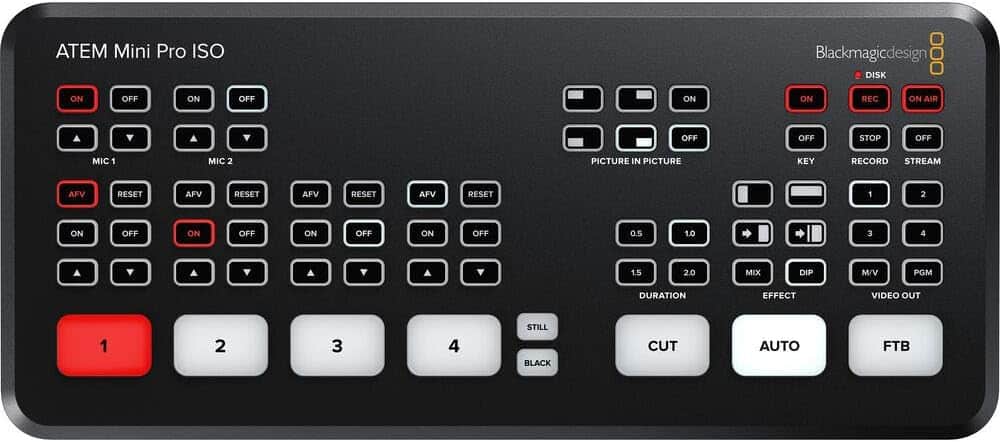 Blackmagic Design - ATEM Mini Pro ISO Live Stream Switcher