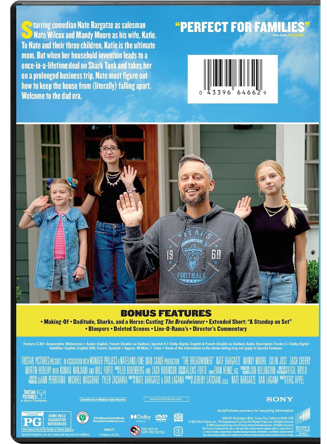 Alt View 1. The Breadwinner   - DVD.