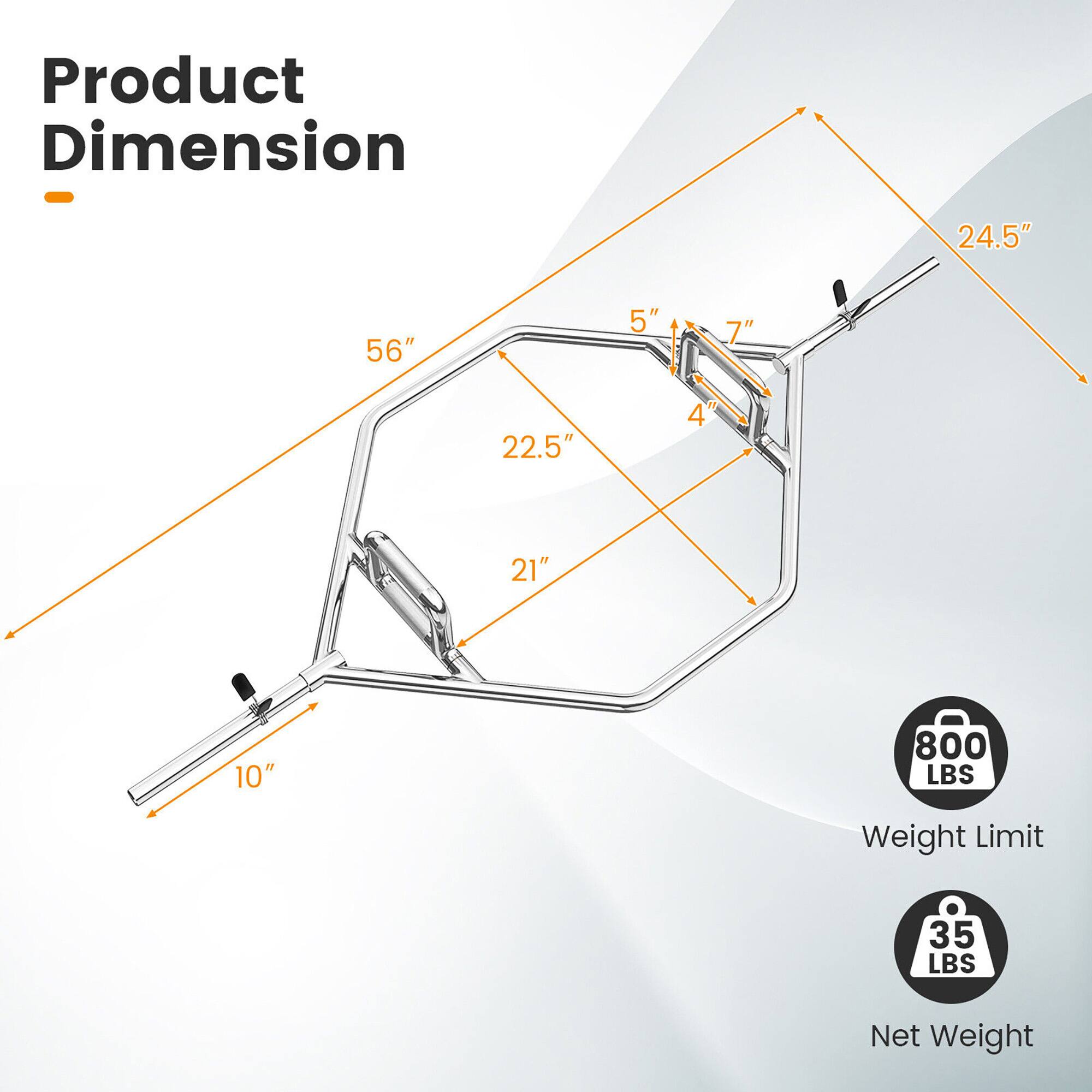 Product Dimension: 24.5" x 56" x 5" x 7" x 22.5" x 4" x 21" x 10"
Weight Limit: 800 LBS
Net Weight: 35 LBS