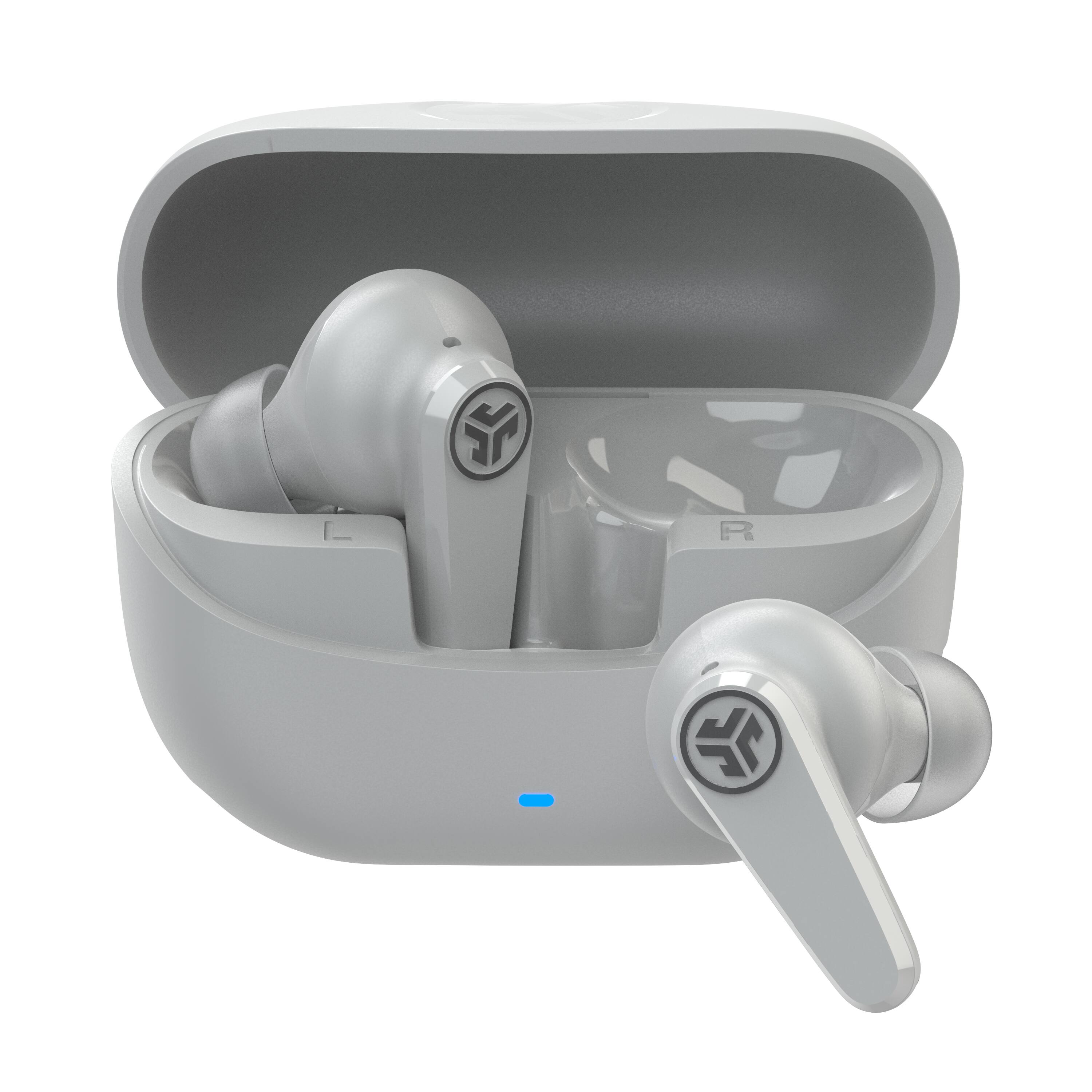 Angle. JLab - Go Pods ANC True Wireless Earbuds - Cloud.