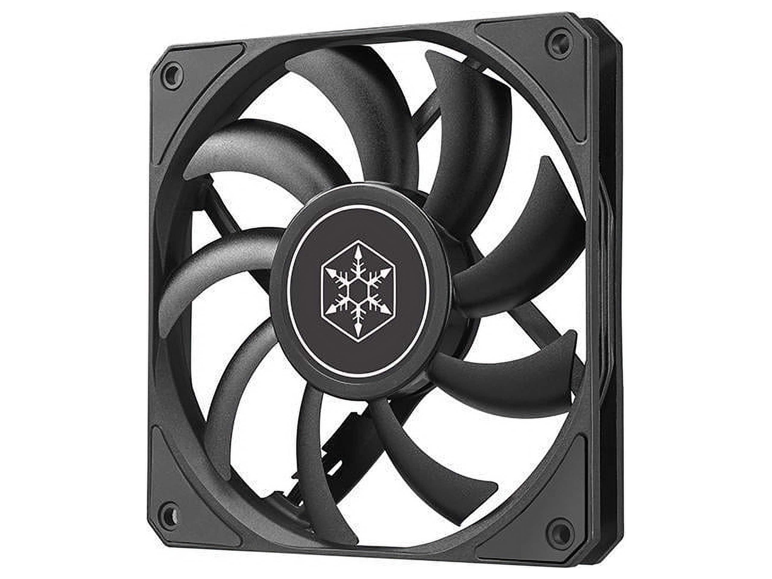 SilverStone - 120mm Slim PWM Cooling Fan - Black