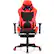 Front. Costway - Gaming Massage Reclining Chair with Footrest - Red+ Black.