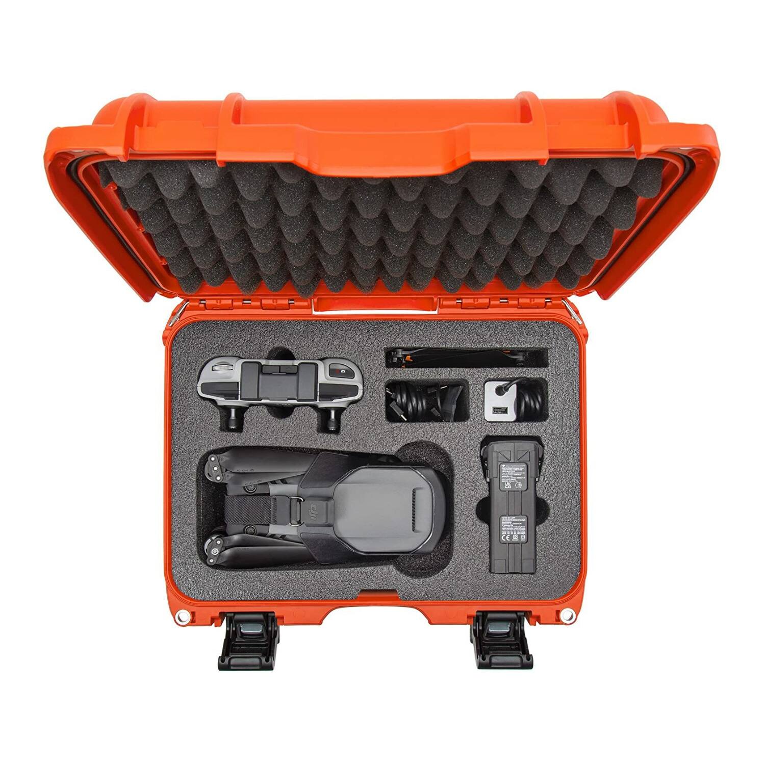 Left. NANUK - Nanuk Hard Case with Foam Insert for DJI Mavic 3 (Orange).