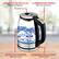 - SINGLE BUTTON POP UP LID
- One Hand Operation
- 6 TEMPERATURE PRESETS
- Brew Your Perfect Cup
- WATER LEVEL MARKERS
- Heat Up to 7 Cups
- STAINLESS STEEL ACCENTS
- FDA Approved