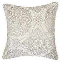 Front. LuXeo - Katlina Indoor/Outdoor Reversible Throw Pillow Color: Cream, Size: 20"x20" - CREAM.
