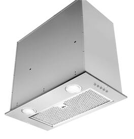 Lycvki - 20 inches - Convertible - Range Hood Insert - Stainless Steel