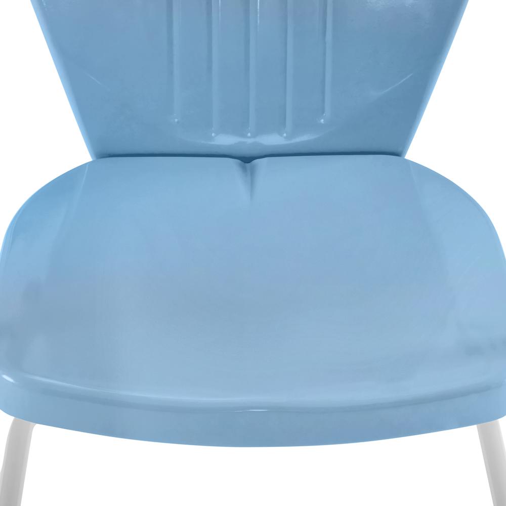 Alt View 8. Crosley Furniture - Griffith 3Pc Retro Outdoor Bistro Set - Bistro Table & 2 Chairs - Sky Blue Gloss.