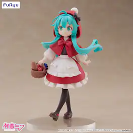 PopMarket - Furyu Hatsune Miku Fairy Hatsune Miku Little Red Riding Hood Desktop Statue - COLLECTIBLES - Multicolor