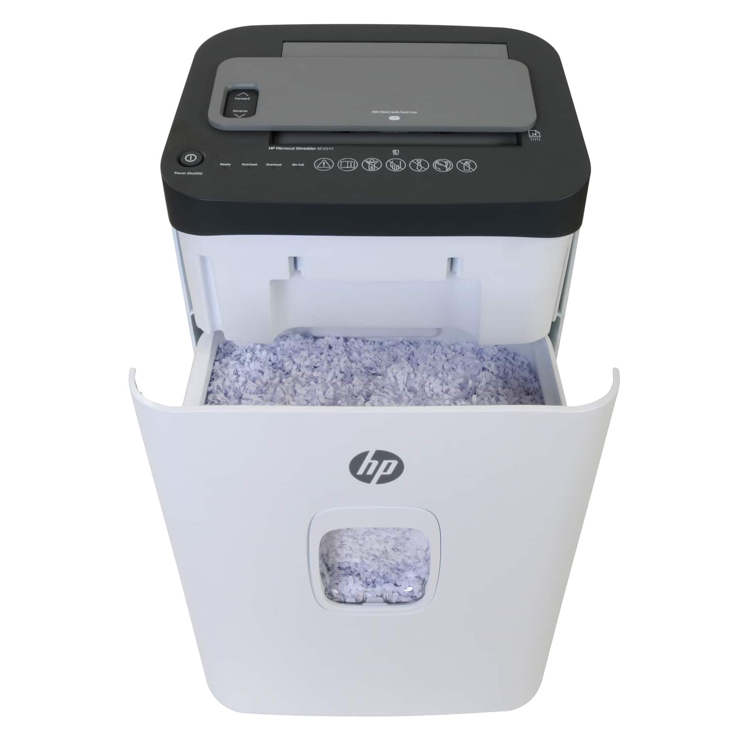 Alt View 18. HP - 14 Sheet Microcut Paper Shredder.