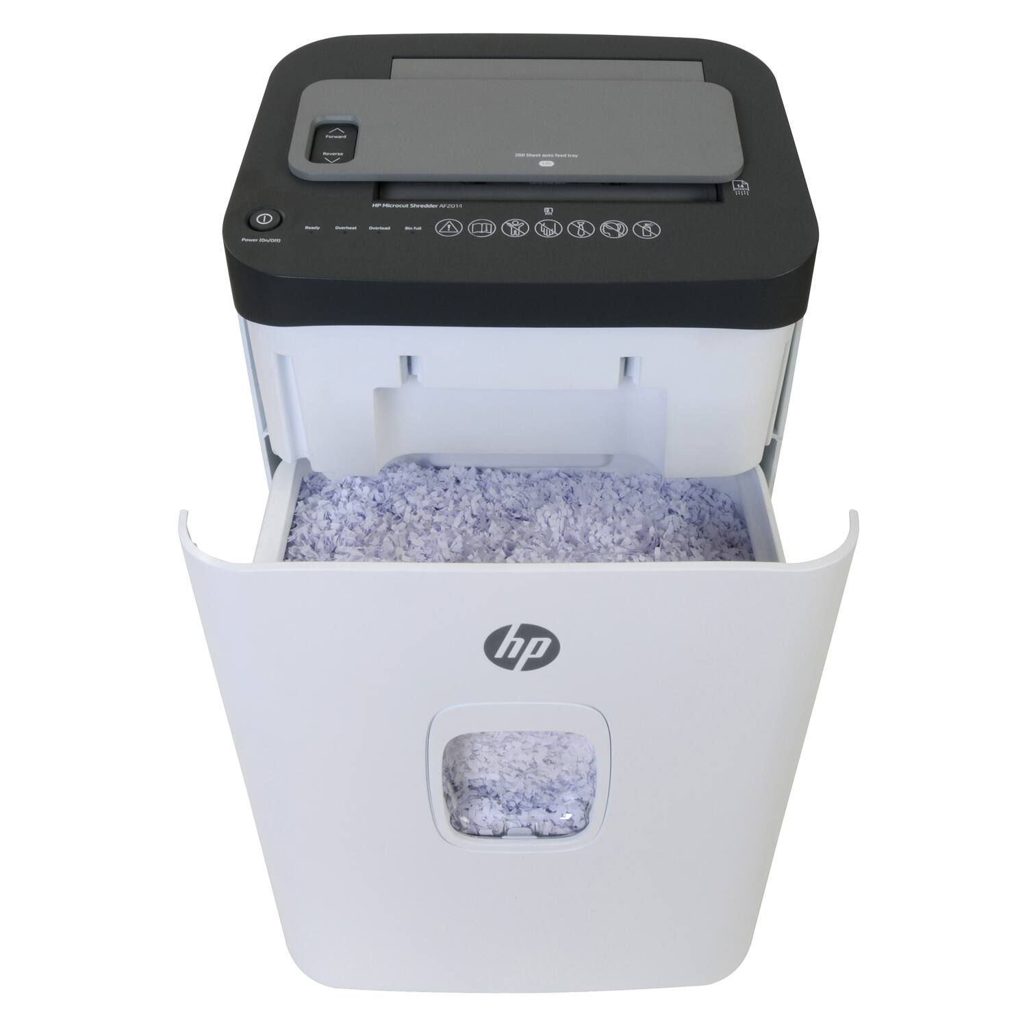 Alt View 18. HP - 14-Sheet Microcut Paper Shredder.