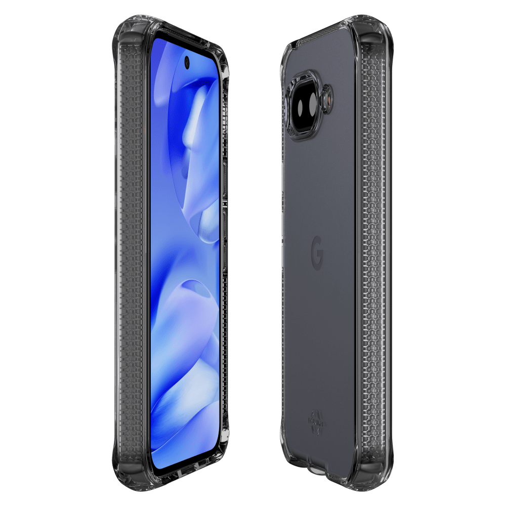 Alt View 2. Itskins - Spectrum_R Clear Case for Google Pixel 9a - Black.