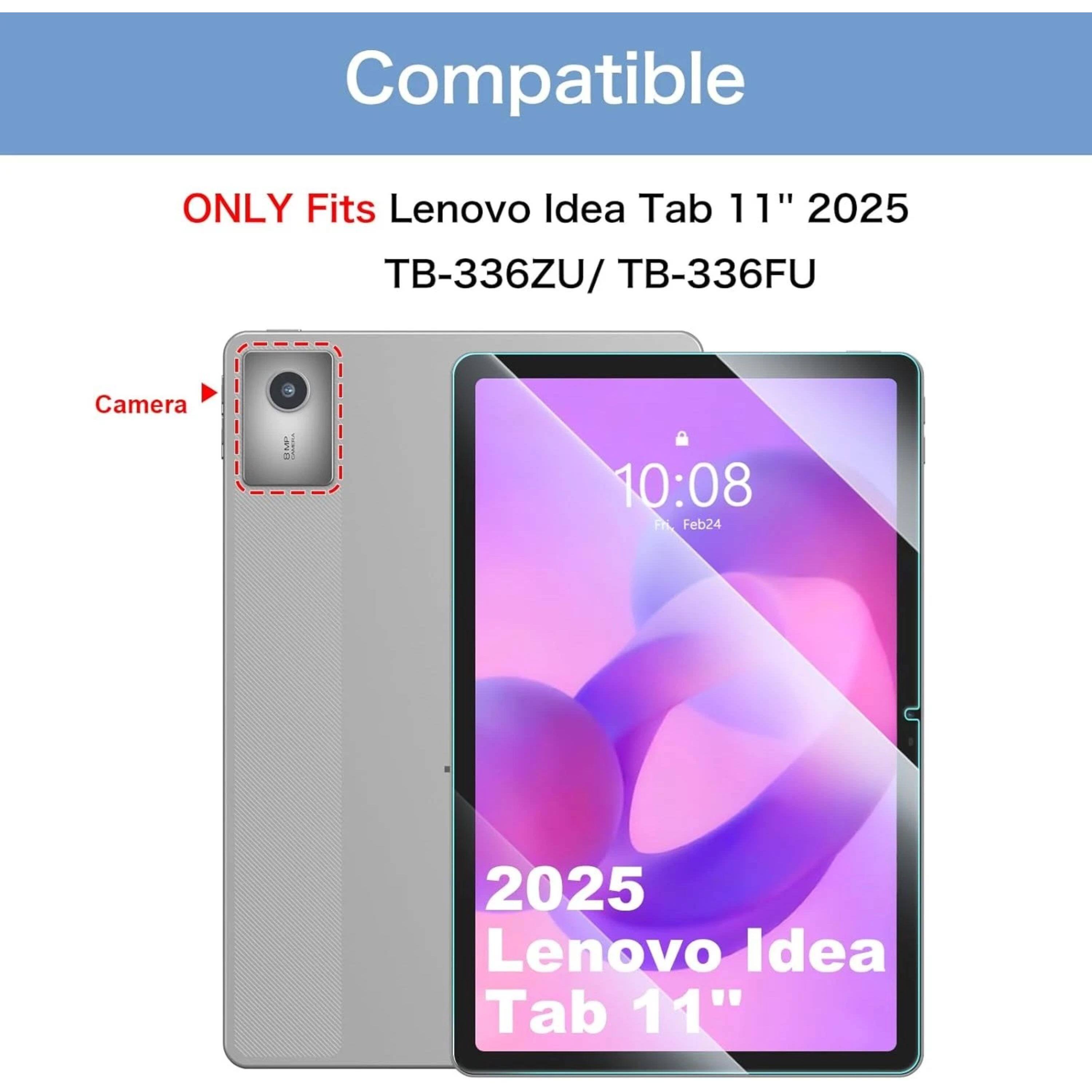 Compatible ONLY Fits Lenovo Idea Tab 11" 2025 TB-336ZU/ TB-336FU Camera aV 10:08 FK Feb24 2025 Lenovo Idea Tab 11"