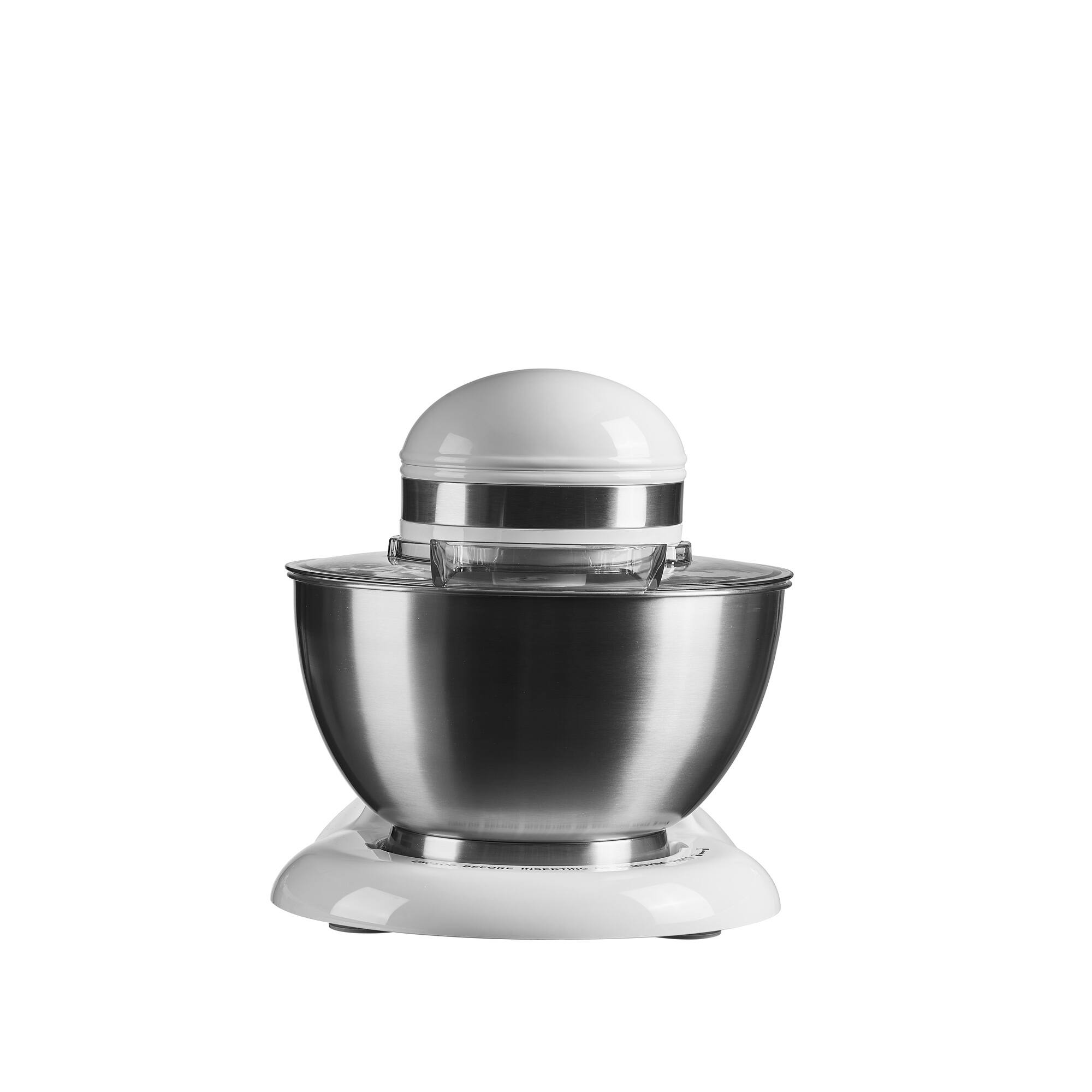 Alt View 4. Boyel Living - Geek Chef Electric Stand Mixer, 4.8QT 12 Speeds Tilt-head Food Mixer with Dough Hook, Rotary Knob for Home Kitchen Use, - Grey.