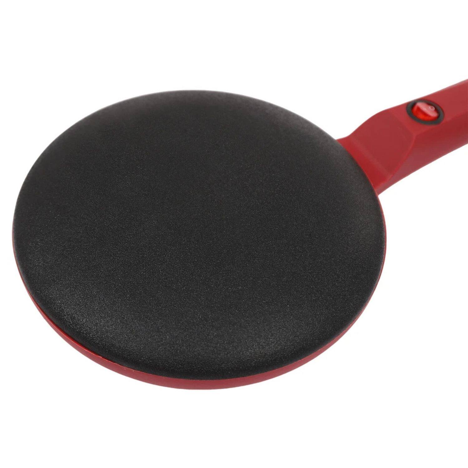 Back. Home Collection - Electric Crepe Maker Non Stick Pancake Pan Frying Griddle Baking Machine - Black.
