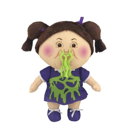 Front. License 2 Play - Garbage Pail Kids 8.5 Inch Plush | Leaky Lindsay - Blue.