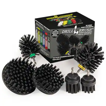 S - BRUBR S DRILL - - FES THE RTBE - N COM B STUTKESS 2 & S DRILLBRUSH NO MORE ONI S 1 NOE COLOR HAND SCRUBBING! 2 CHART FITS BRUSH DRILLS CORDLESS AND DRILL POWER SCRUBBER IMPACT BT USEFUL PRODUCTS f DRIVERSI be - S C DRILL ARRS F SNCL RILPIRES am COECAN BRUSH FOR NYLON SCRUBBING THE YOUR DRILLM DRILLBRU BRU
DRILL BRUSH
NO MORE HAND SCRUBBING!
DRILL BRUSH
FITS CORDLESS & DRILL POWER SCRUBBER
IMPACT DRIVERS
COLOR CHART
THE NYLON SCRUBBING BRUSH FOR YOUR DRILL