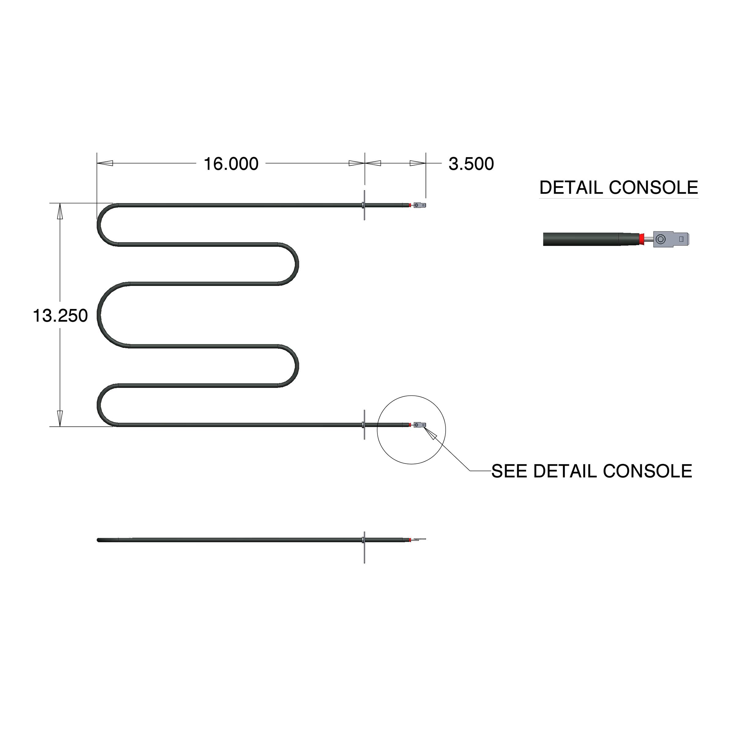 16.000  
3.500  
DETAIL CONSOLE  
13.250  
SEE DETAIL CONSOLE